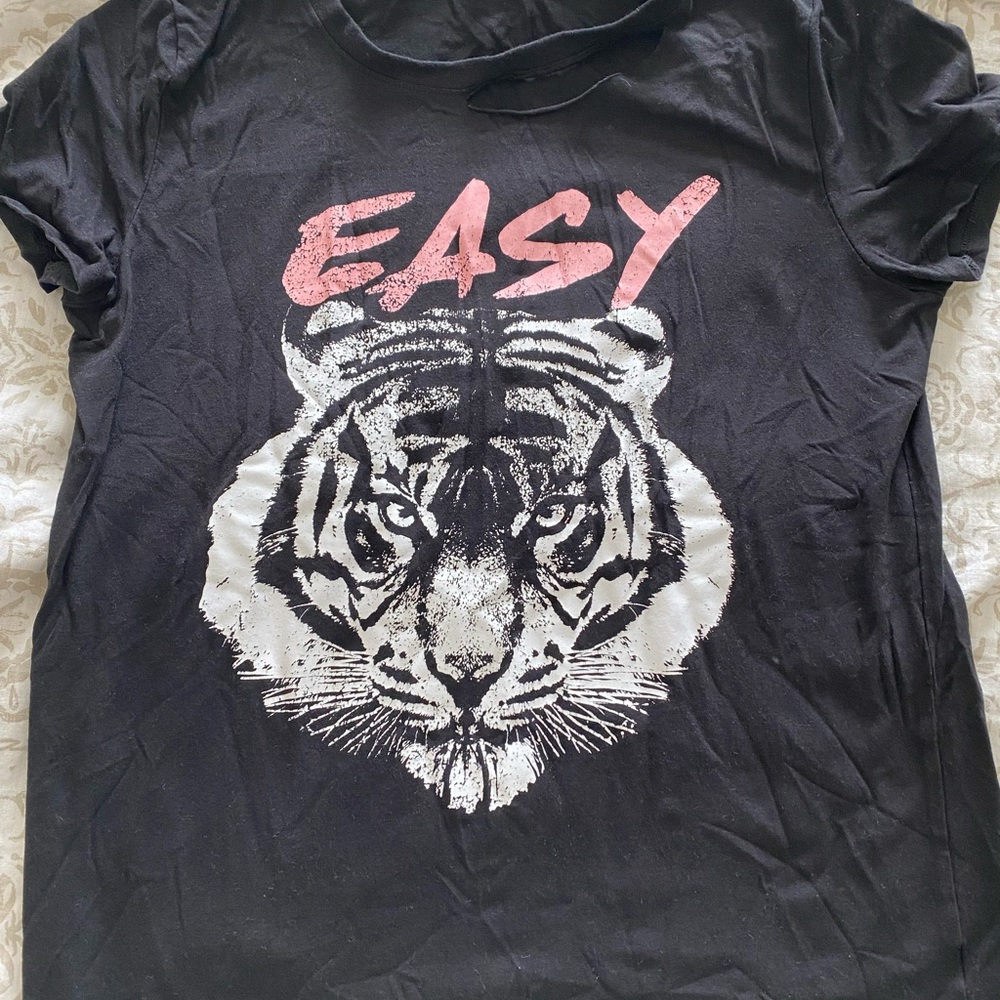 Easy tiger distressed t shirt